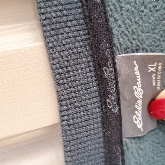 Unisex Eddie Bauer Sweatshirt long sleeve dark green size extra large - Picture 2 of 8